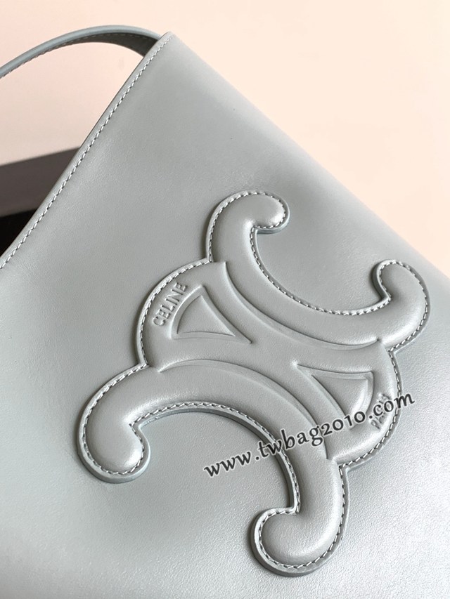 Celine專櫃2023s春夏新品CUIR TRIOMPHE小號繡花光滑牛皮水桶包 賽琳百搭斜挎肩背女包 sldj2432